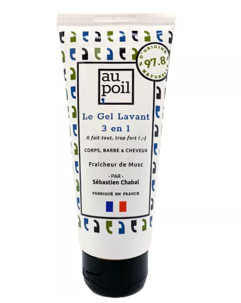 Le Gel Lavant 100ml - Corps Cheveux et Barbe - Au poil