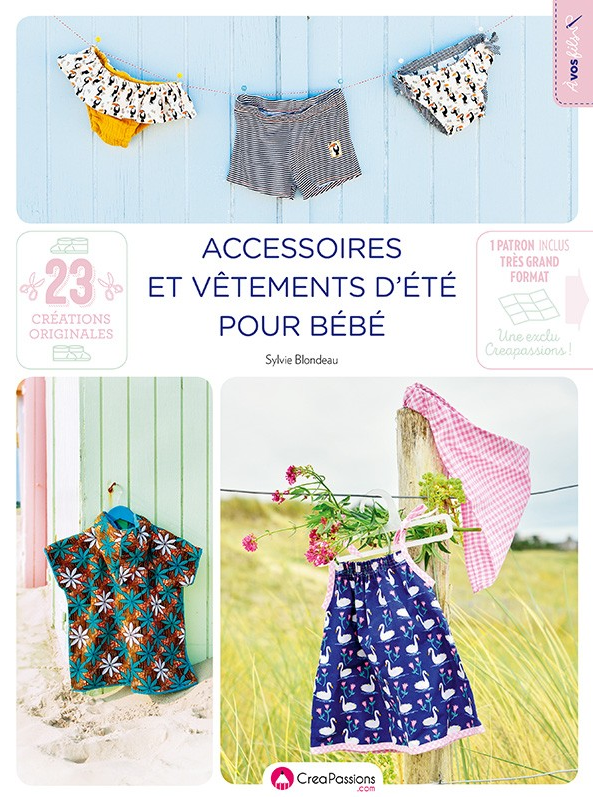 Accessoires et vêtements d'été pour bébé par Sylvie BLONDEAU - Etat neuf