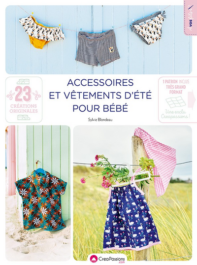 Accessoires et vêtements d'été pour bébé par Sylvie BLONDEAU - Etat neuf