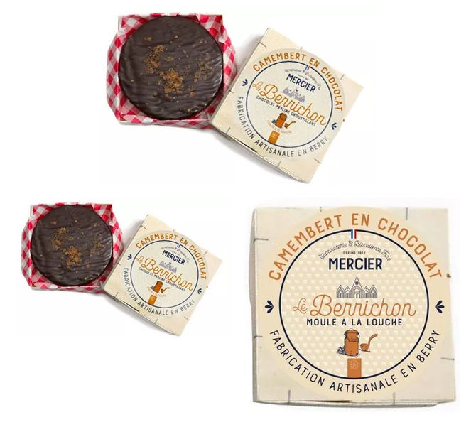 Camembert en chocolat - Biscuiterie chocolaterie Mercier