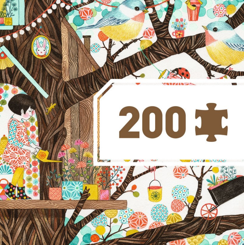 Puzzle  - Tree house- 200 pcs - DJECO
