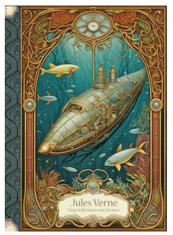 Carnet à mots de passe "Jules Verne"