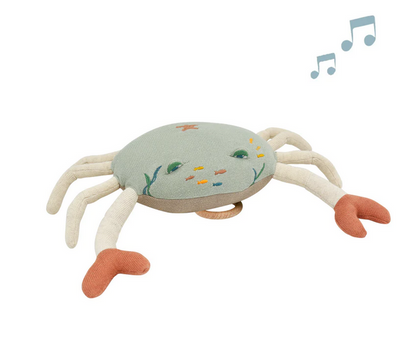 Doudou musical Crabe pour bébé - Mint - L'oiseau Bateau