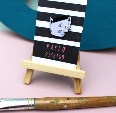 Pin's Artiste Chat Pablo Picasso