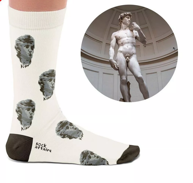 Chaussettes "David" Michelangelo - Curator Socks