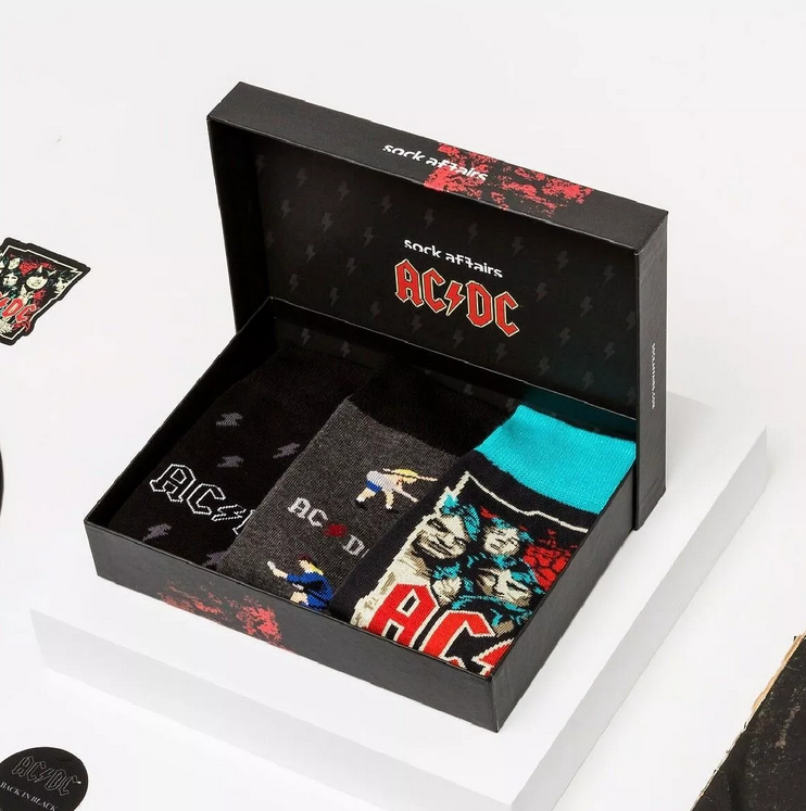 Chaussettes Pack officiel AC/DC