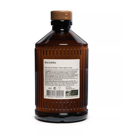 Sirop Brut de Basilic Bio - Bacanha