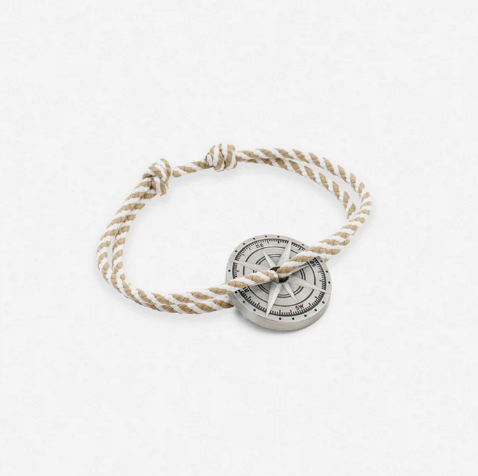 Bracelet Le Leste - Bronze finition argent vieilli - Le Vent à la française