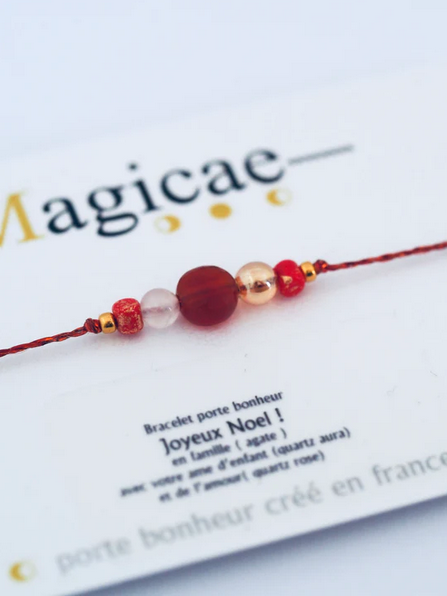 Bracelet porte bonheur JOYEUX NOEL - Magicae