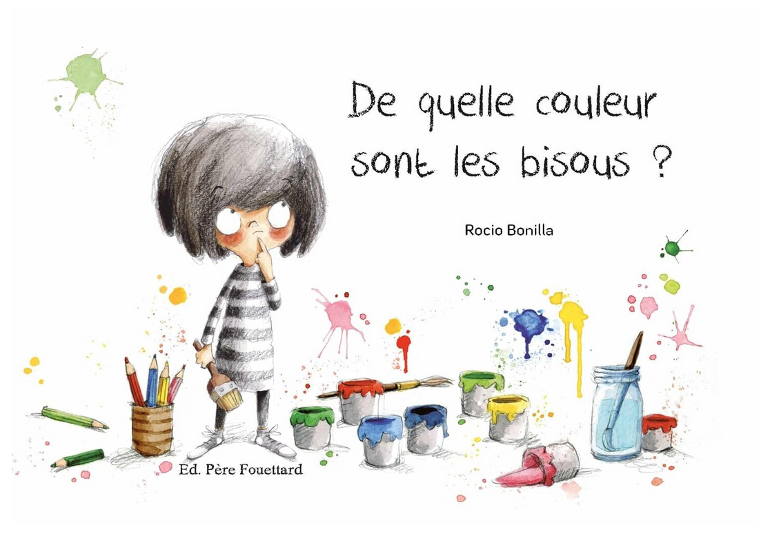 De quelle couleur sont les bisous ? - par Rocio Bonilla - Bon état