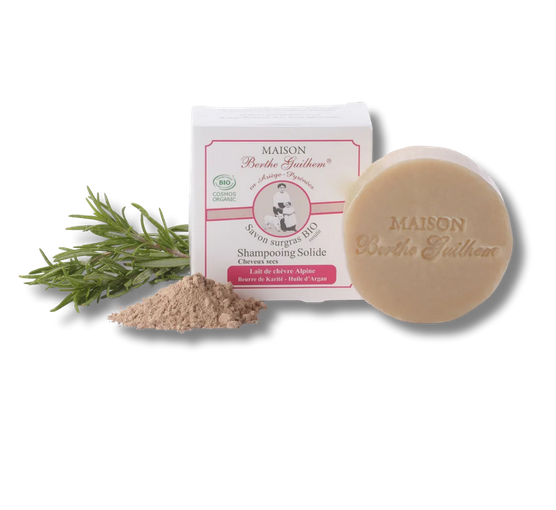 Shampoing solide certifié BIO cheveux secs 100 g