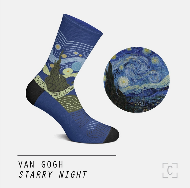 Chaussettes de nuit étoilée- Curator Socks