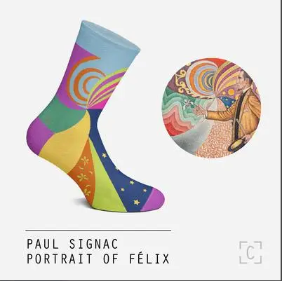 Chaussettes "M. Félix Fénéon"- Paul Signac - Curator Socks