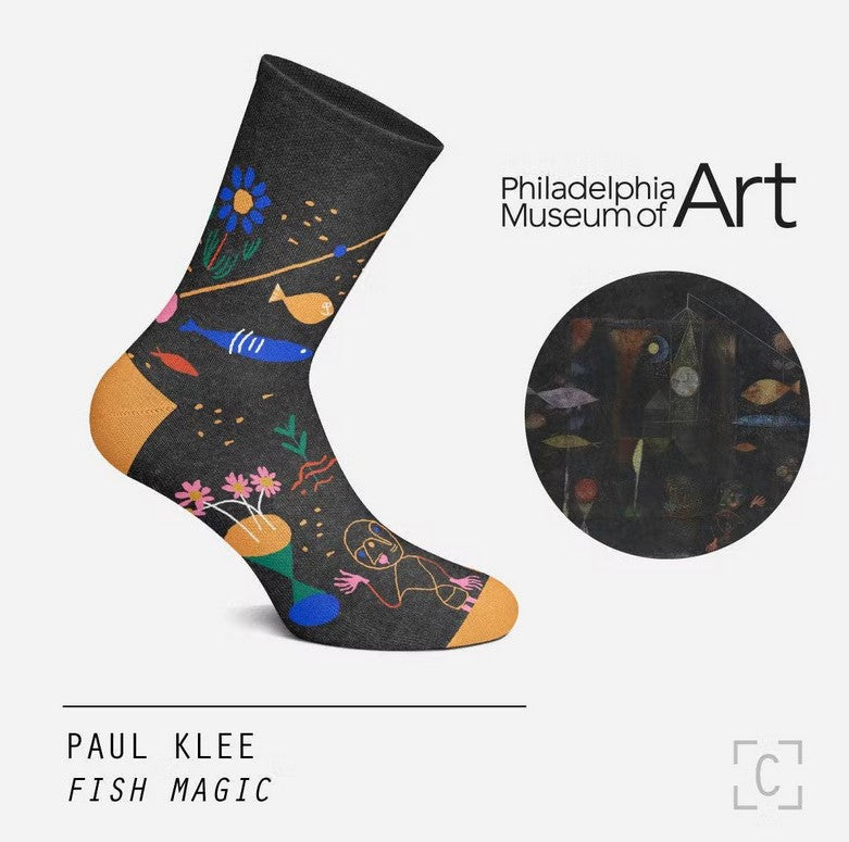 Chaussettes "Fish Magic" - Paul Klee - Curator Socks