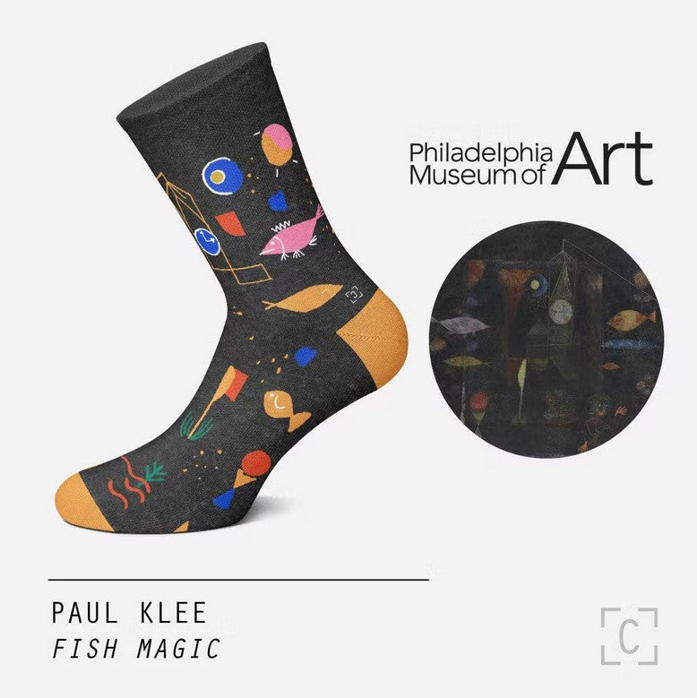 Chaussettes "Fish Magic" - Paul Klee - Curator Socks