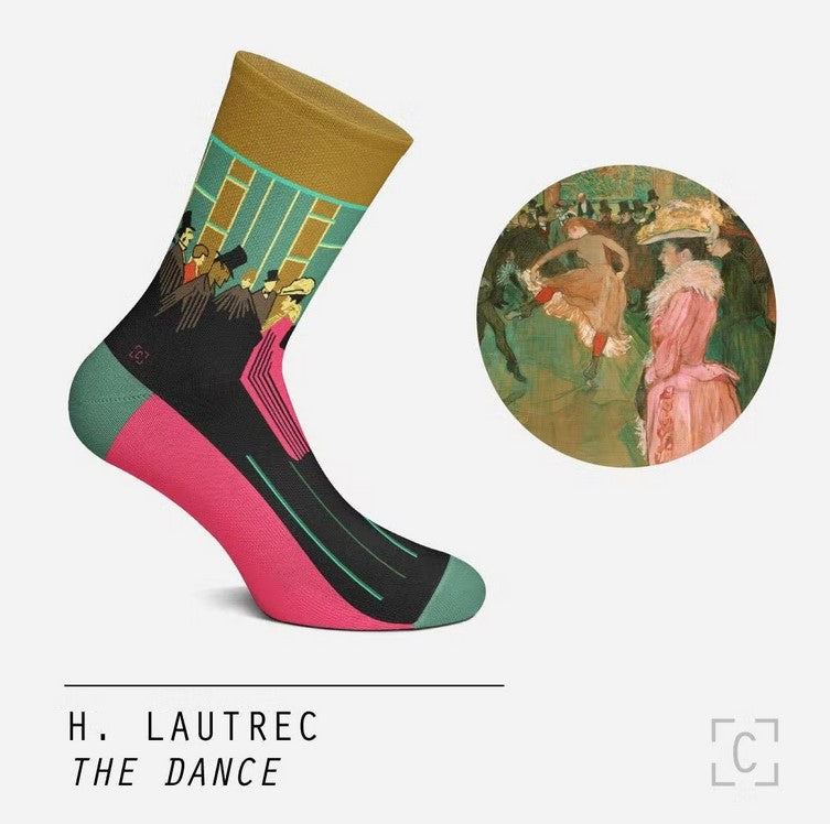 Chaussettes "La danse"- H. Lautrec - Curator Socks