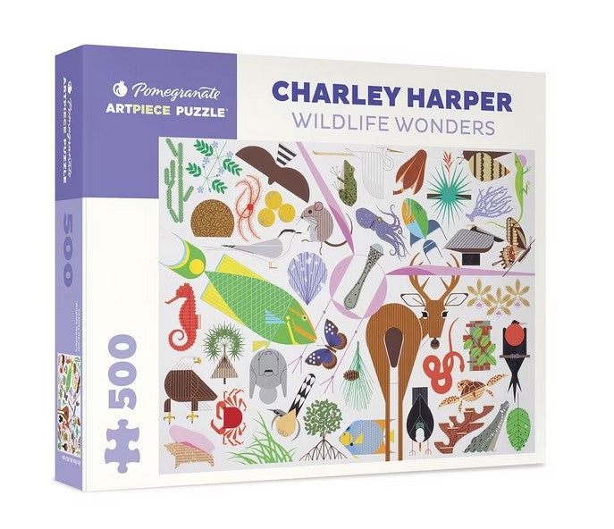 Puzzle - Charley Harper: Wildlife Wonders - 500 pièces