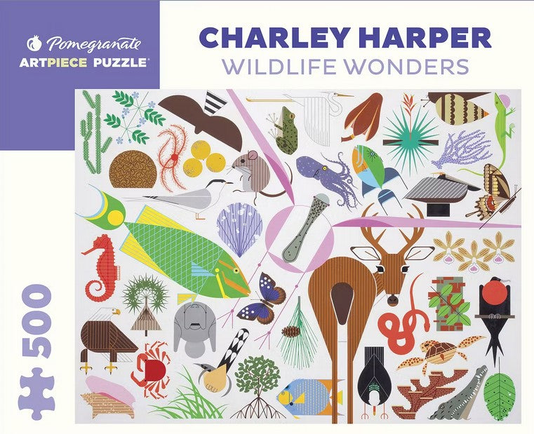 Puzzle - Charley Harper: Wildlife Wonders - 500 pièces