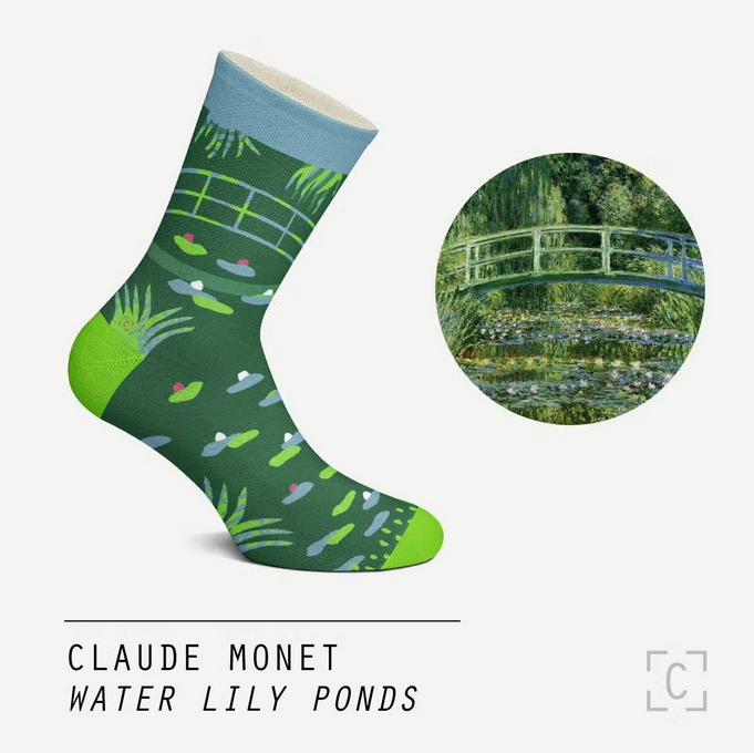 Chaussettes "Water Lily Pond"- Claude Monet - Curator Socks