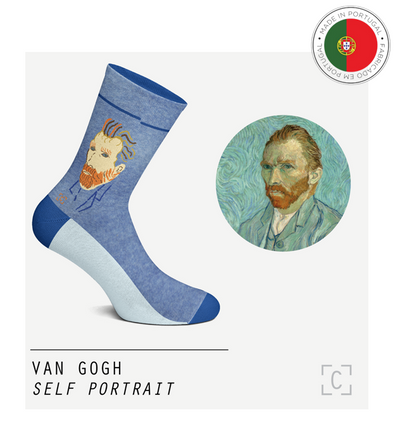 CHAUSSETTES AUTOPORTRAIT VAN GOGH - Curator Socks