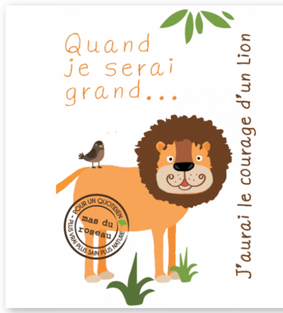 Savonnette Zoo – Le courage d’un lion ! - Mas du roseau