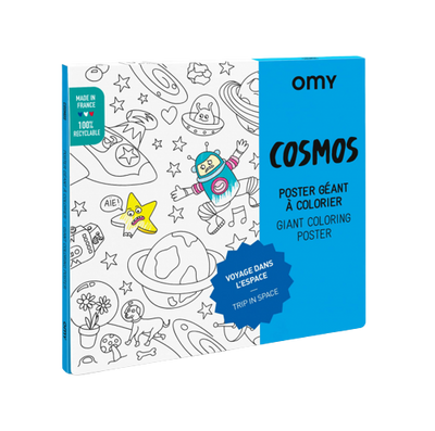 Poster à colorier grand format encadrable - Cosmos
