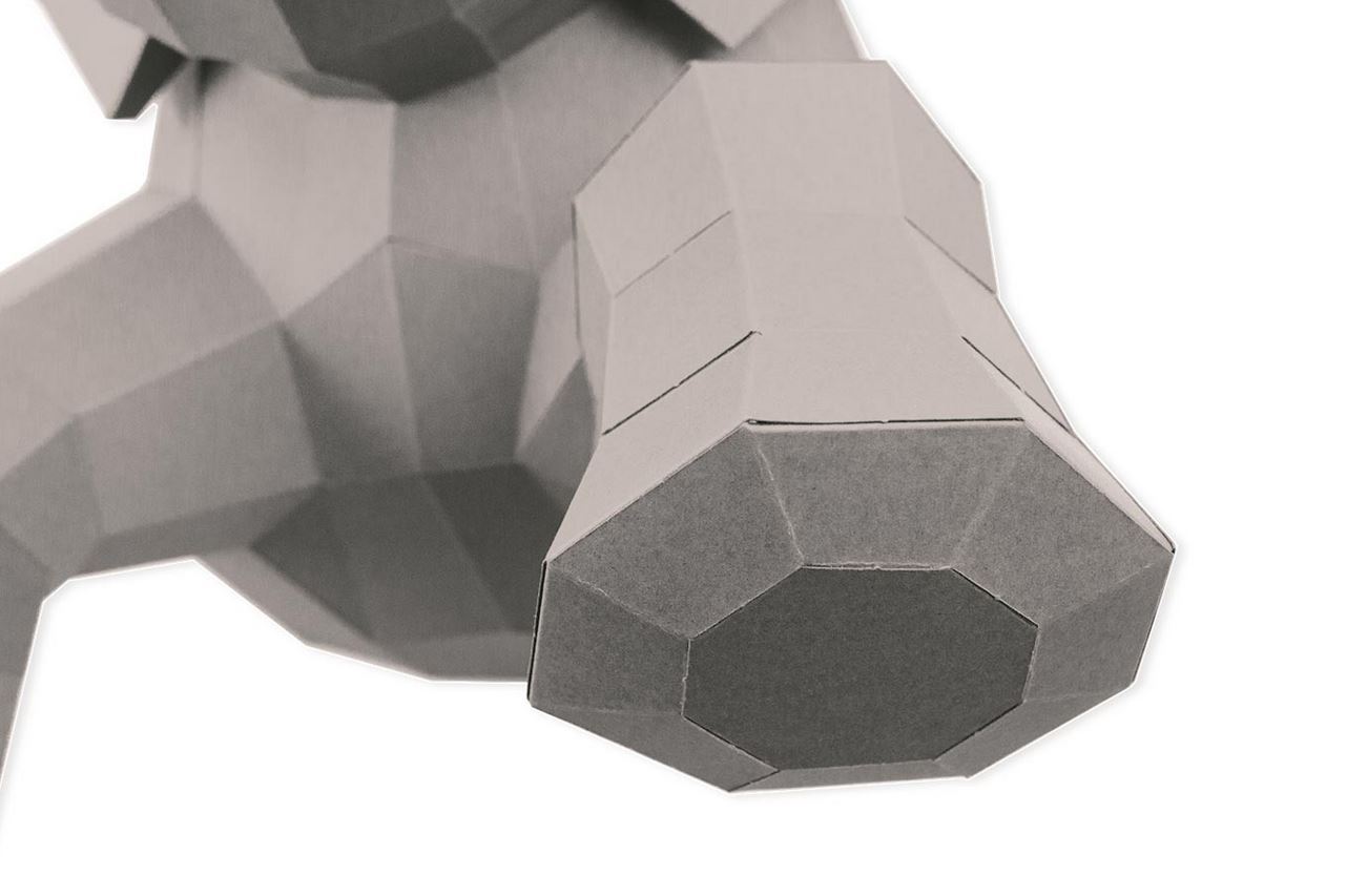 Elephant en papier 3D- Agent Paper