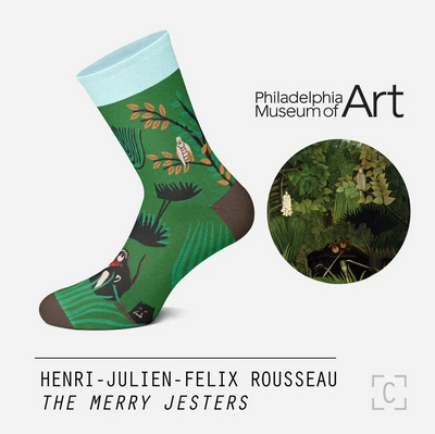 Chaussettes "Les joyeux bouffons"- Henri Julien Felix Rousseau- Curator Socks