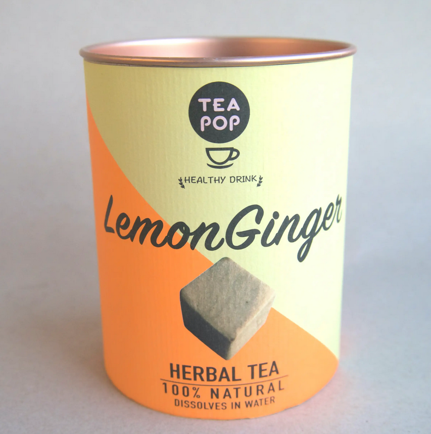Thé au citron et au gingembre, thé cristallisé, 100% naturel