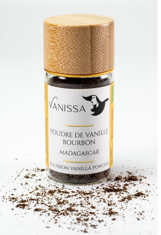 Poudre de Vanille Bourbon Bio 100% Gousse Broyée - Madagascar